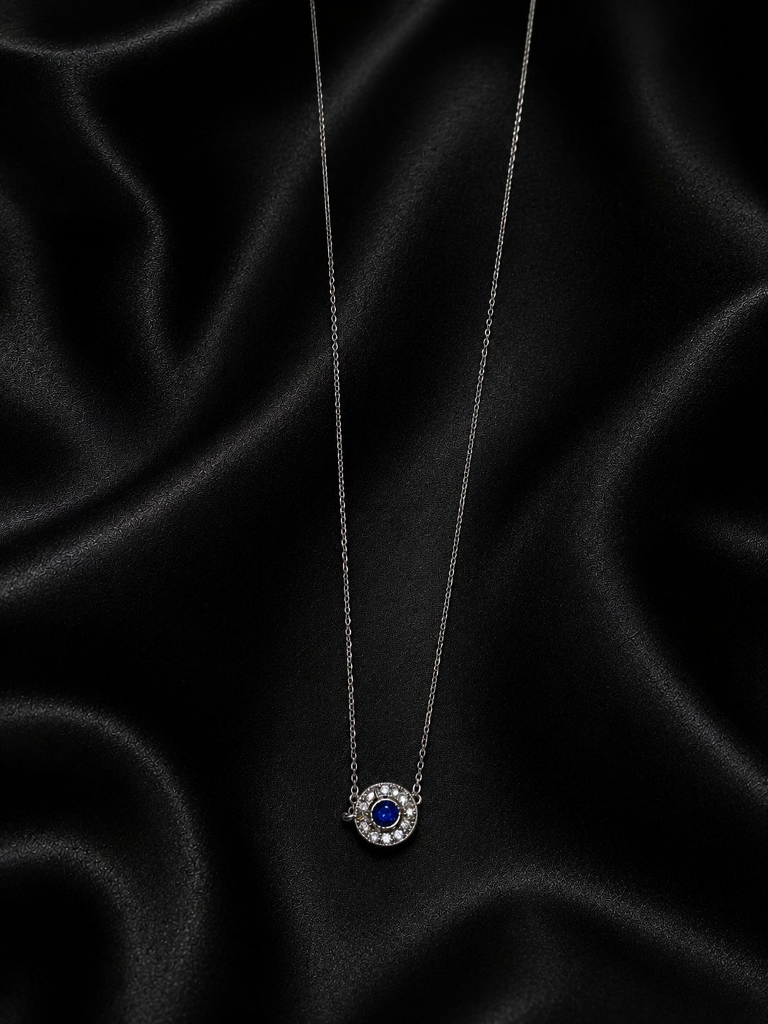 Diamond & Sapphire Centerpiece Necklace